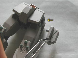 HGUC陸戦型ガンダムの製作(プラモデル)